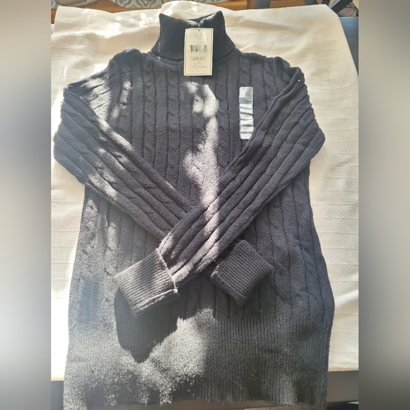 🖤 2 for 25$  NWT Alfred Sung  Cable knit sweater - Picture 1 of 8